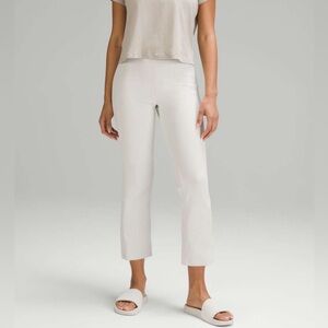 NWT Lululemon Ribbed Softstreme Zip-Leg High-Rise Cropped Pants 25"